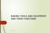 Lesson2 baking tools and equipment and their functions
