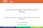 KPIs Poverty Update in DRC, Burundi and Rwanda