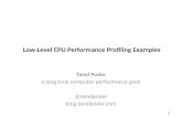 Low Level CPU Performance Profiling Examples