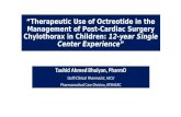 PPT of Chylothorax Study