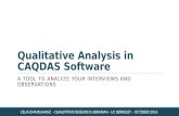 Qualitative Analysis in Atlas.ti