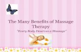 BBMA - Benefits of Massage Therapy