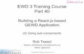EWD 3 Training Course Part 38: Building a React.js application with QEWD, Part 4