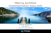 Making workflow implementation easy with CQRS
