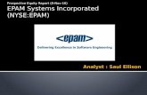 Prospective Equity Report- EPAM Systems Inc