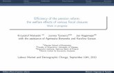 Efficiency of the pension reform: The welfare effects of various fiscal closures