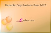 Republic day online fashion sale