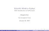 Scientific world in python
