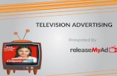 Advertising on TV via releaseMyAd