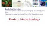 Modern biotechnology  Dr Nataporn Chanvarasuth