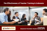 Teacher Training in Indonesia - Powerpoint Slides