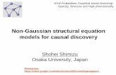 Non-Gaussian structural equation models for causal discovery