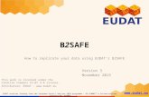 B2 safe how to replicate your data