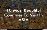 10 most beautiful countries to visit in ASIA