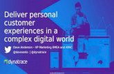 Deliver Personal Customer Experiences in a Complex Digital World