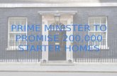 Prime Minister to promise 200,000 starter homes