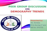 Demography- a peer group discussion