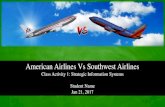 American Airlines Vs Southwest Airlines