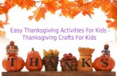 Easy Thanksgiving Activities For Kids-Thanksgiving Crafts For Kids