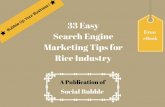 33 easy search engine marketing tips for rice industry