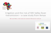 Irrigation and the risk of Rift Valley fever transmission - a case study from Kenya