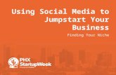 Using Social Media to Jumpstart Your Business •Finding Your Niche by Nikki Pezzpane