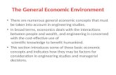The general economic environment