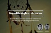 Beyond the single act of creation - Sustainability of hackathons