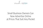 Small Business Owners Can Now Advertise Online at Prices That Suit Any Pocket