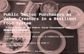 RSD4 3A Lapalme - Public sector purchasers in the food system