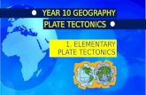 GEOGRAPHY YEAR 10: ELEMENTARY PLATE TECTONICS