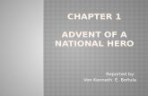 Chapter 1 Advent of a national hero - Rizal
