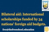 Scholarships : 34 foreign aid budgets that fund generous international scholarships