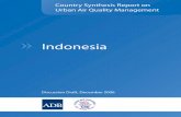Country Synthesis Report on Urban AQM: Indonesia