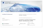 Autodesk_Revit_Architecture_2015_Certified_Professional_Certificate- Ahmed hamdy