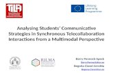 Analysing Students’ Communicative Strategies in Synchronous Telecollaboration Interactions from a Multimodal Perspective