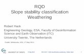 RQD Slope stability classification Weathering