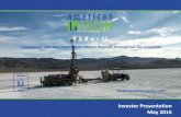 American Lithium Investor Presentation: Exploration and development of lithium deposits throughout the Americas
