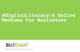 #DigitalLiteracy:6 Online Mediums For Businesses