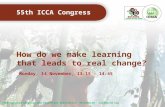 Icca   how do we make learning that leads to real change