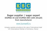 Proposal with prices on sugar white icumsa 45 (brazil), until 31 december, 2016