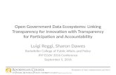 Open Government Data Ecosystems: Linking Transparency for Innovation with Transparency for Participation and Accountability