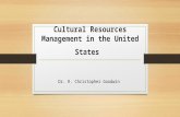 Cultural Resources Management in the United States