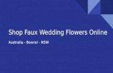 Shop Faux Wedding Flowers Online