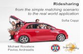 Ridesharing: from the simple matching scenario to the real world application