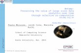 ReComp:Preserving the value of large scale data analytics over time through selective re-computation