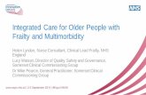Integrated care for older people with frailty and multimorbidity, pop up uni, 12.00, 3 september 2015