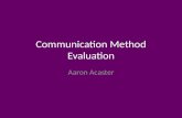 1. communication methods (aa)