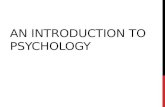 Intro to general psych
