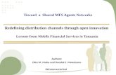 Redefining distribution channels through open innovation: Lessons from   Mobile Financial Services in Tanzania
